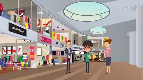 I went to the shopping centre