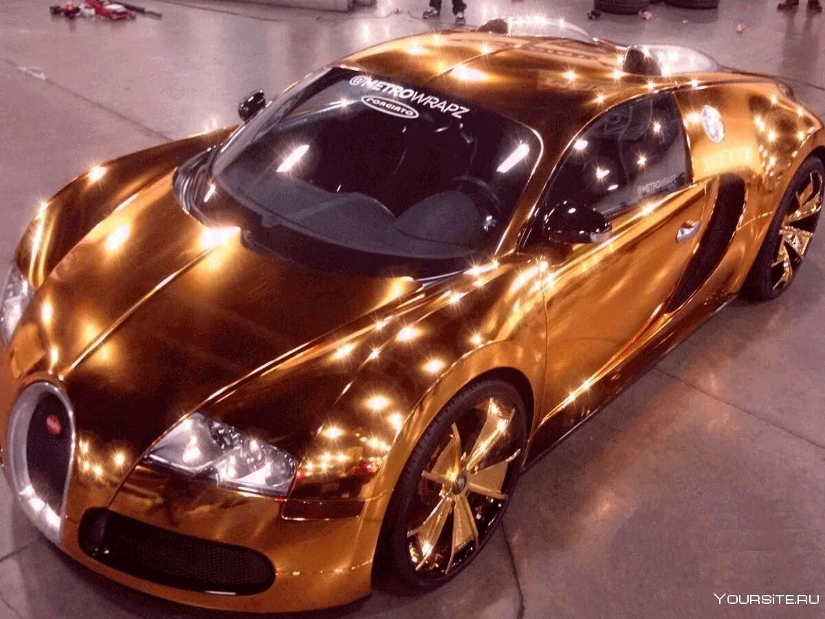 Gold car