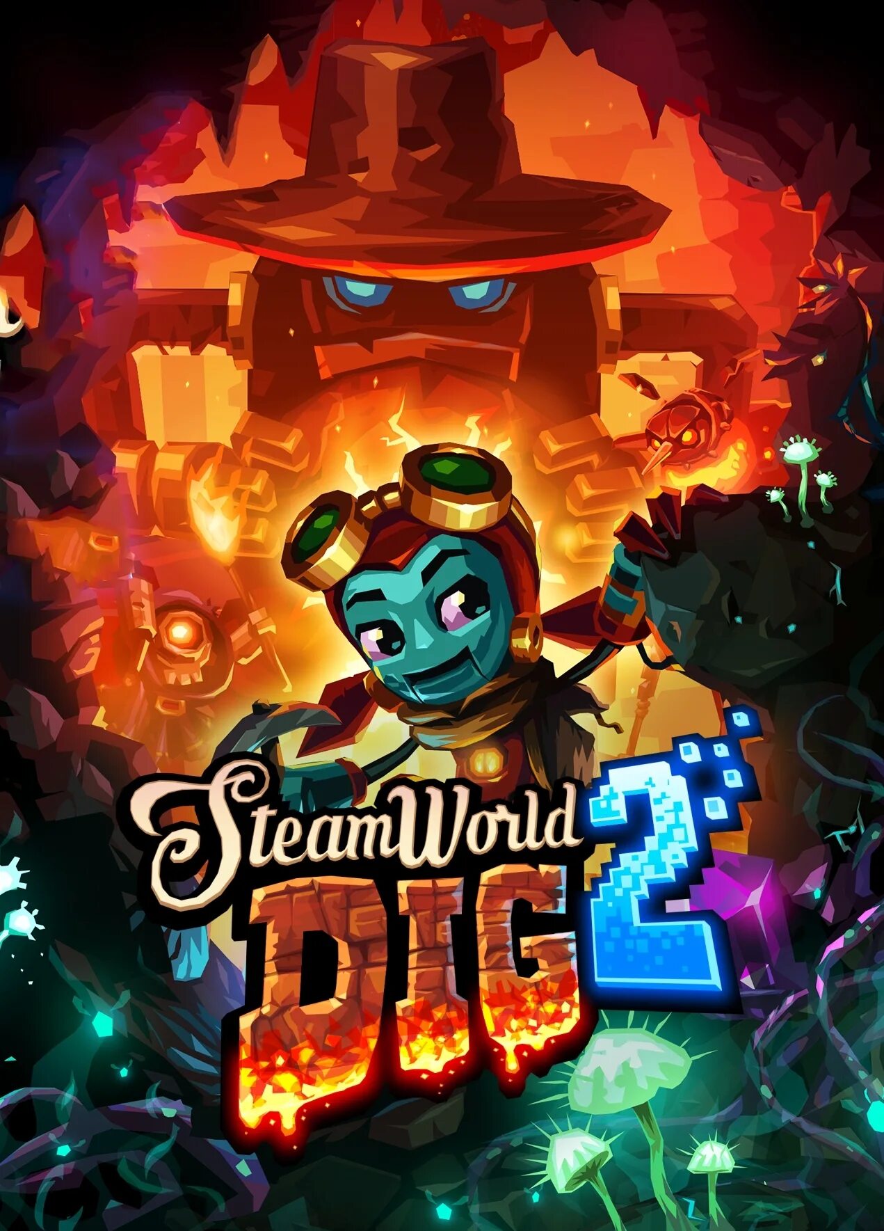 Steamworld dig 2. Игра STEAMWORLD dig. Steam World dig 2. Игра STEAMWORLD dig 2 PC Cover.