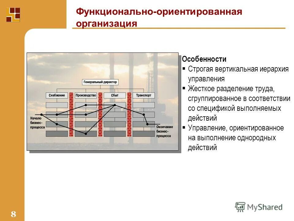 Функциональная структура департамента продаж. Функционально ориентированная модель управления. Процессно-ориентированная структура. Процессная структура управления. Функционально ориентированная структура.