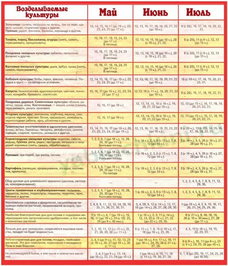 Лунный посадочный календарь для сибири. Лунный посадочный календарь для сибири