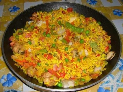 Паэлья с овощами рецепт