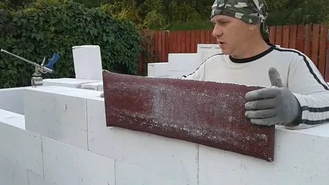 Газоблоки на клей пену