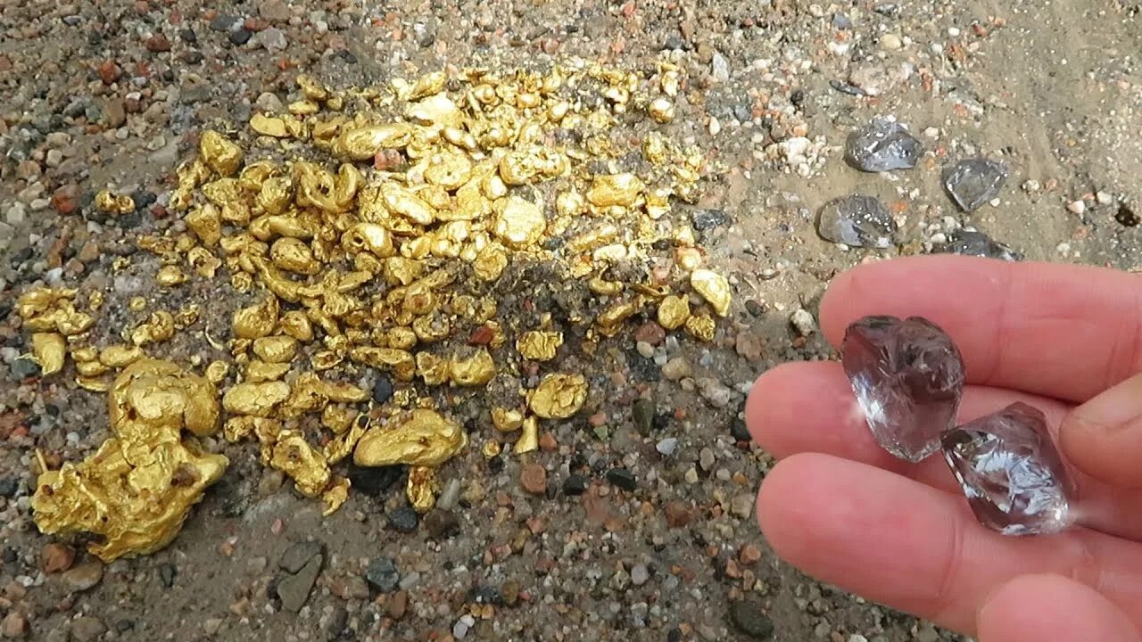 В воду положить золото