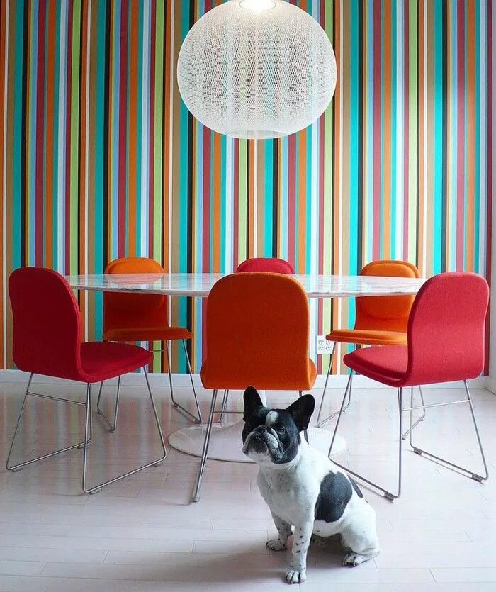 Stripes Camera da letto di casa, Decorazione camera da letto, Progetto casa