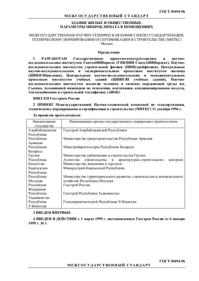 Гост жилищные услуги. ГОСТ 30494-2011 здания жилые. ГОСТ 30494. ГОСТ 30494-96. ГОСТ параметры микроклимата в жилых и общественных зданиях.