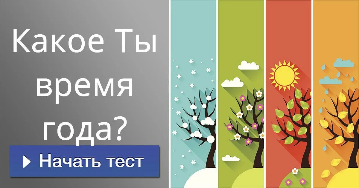 Тест какое ты время