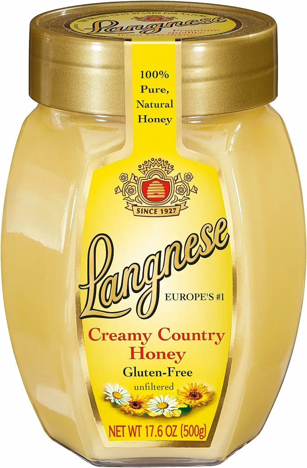 Страна меда 2. Langnese. Honey Bee пюре. Кантри мед. Мед Langnese Sommerblüte goldklar.