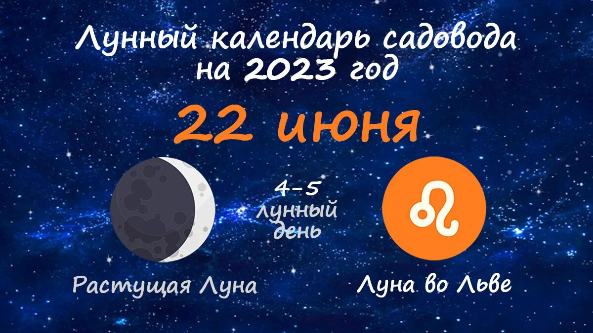 Лунный день сегодня 2023 год