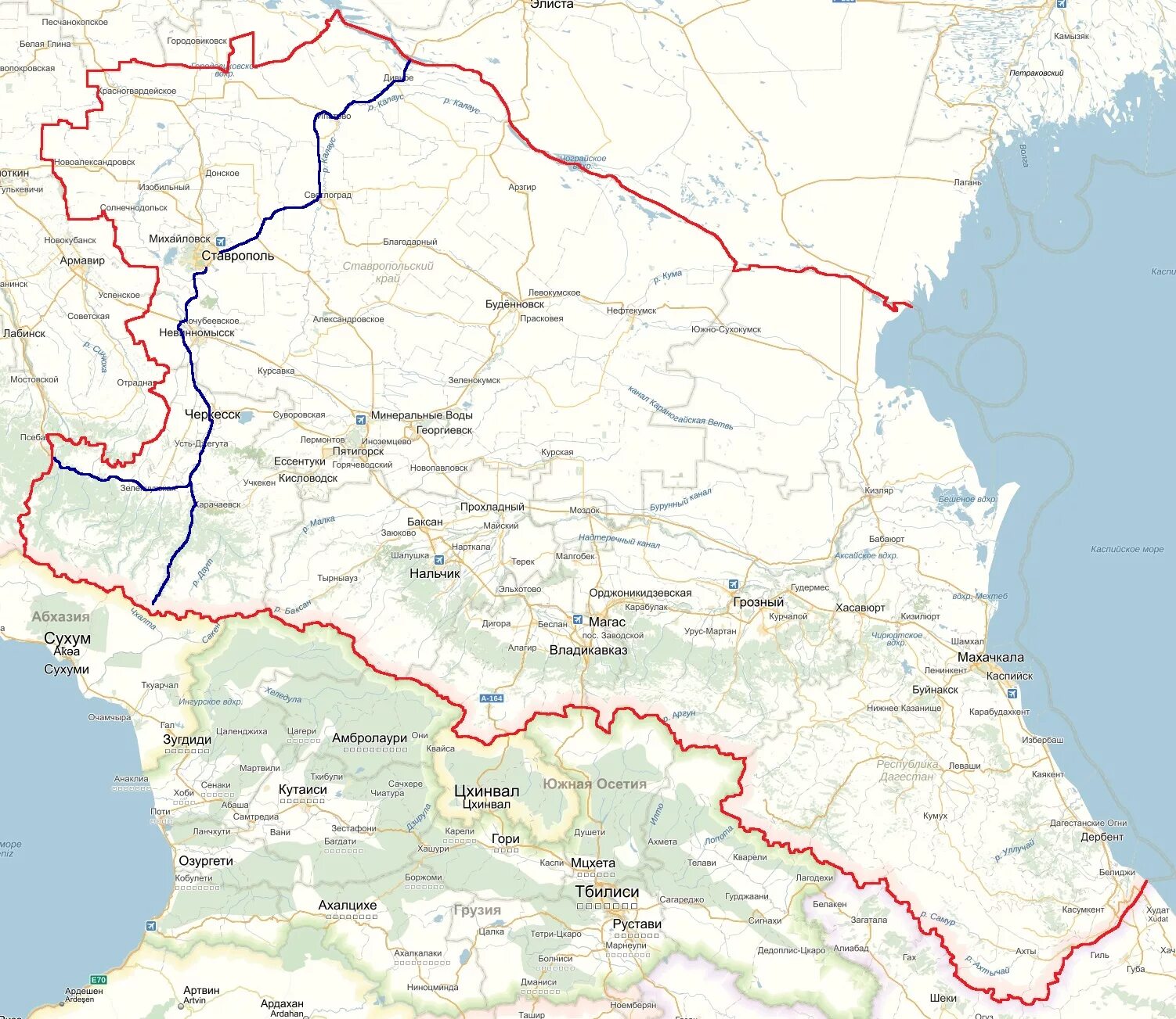Сколько километров до хасавюрта