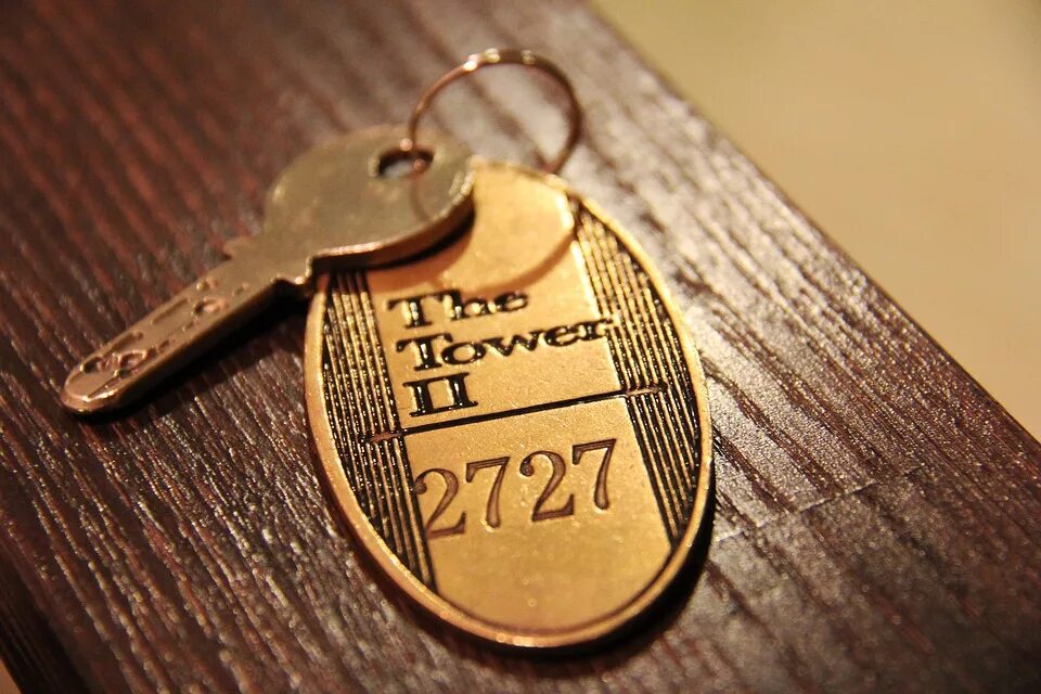 Crescent Hotel 1886 Skeleton Room Key, The Big Seance Key, Room, Bottle opener