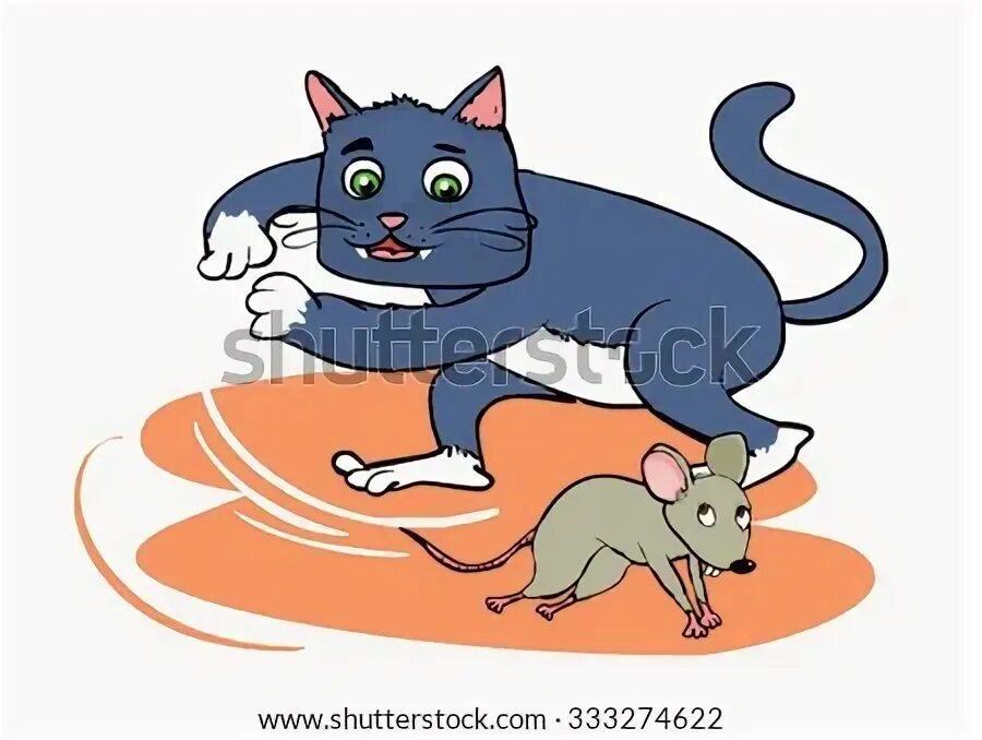 The cat was chasing the mouse. The cat was chasing the mouse