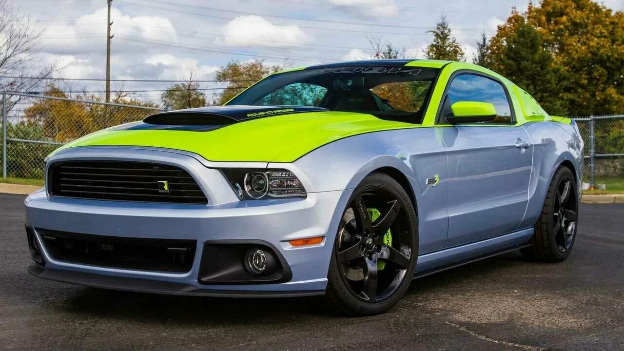 Картина на холсте 60x110 Альянс Лес "Ford mustang gt автомобили" на подрамнике /