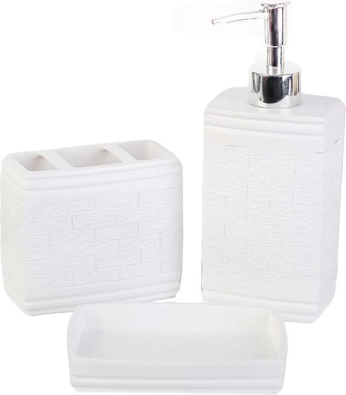 Фон для ванных принадлежностей. Набор для ванной комнаты фото. Белые наборы для ванной. Стильные наборы аксессуаров для ванной. Набор для ванной 3 breeze с067701.