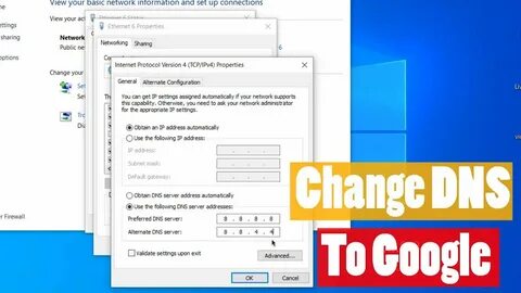 How to change dns