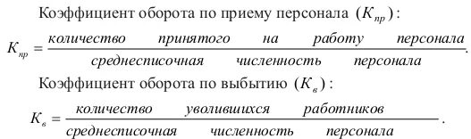 Показатели движения персонала формулы. Коэффициент оборота кадров по приему. Коэффициент оборота по приему формула. Оборот по приему персонала формула.