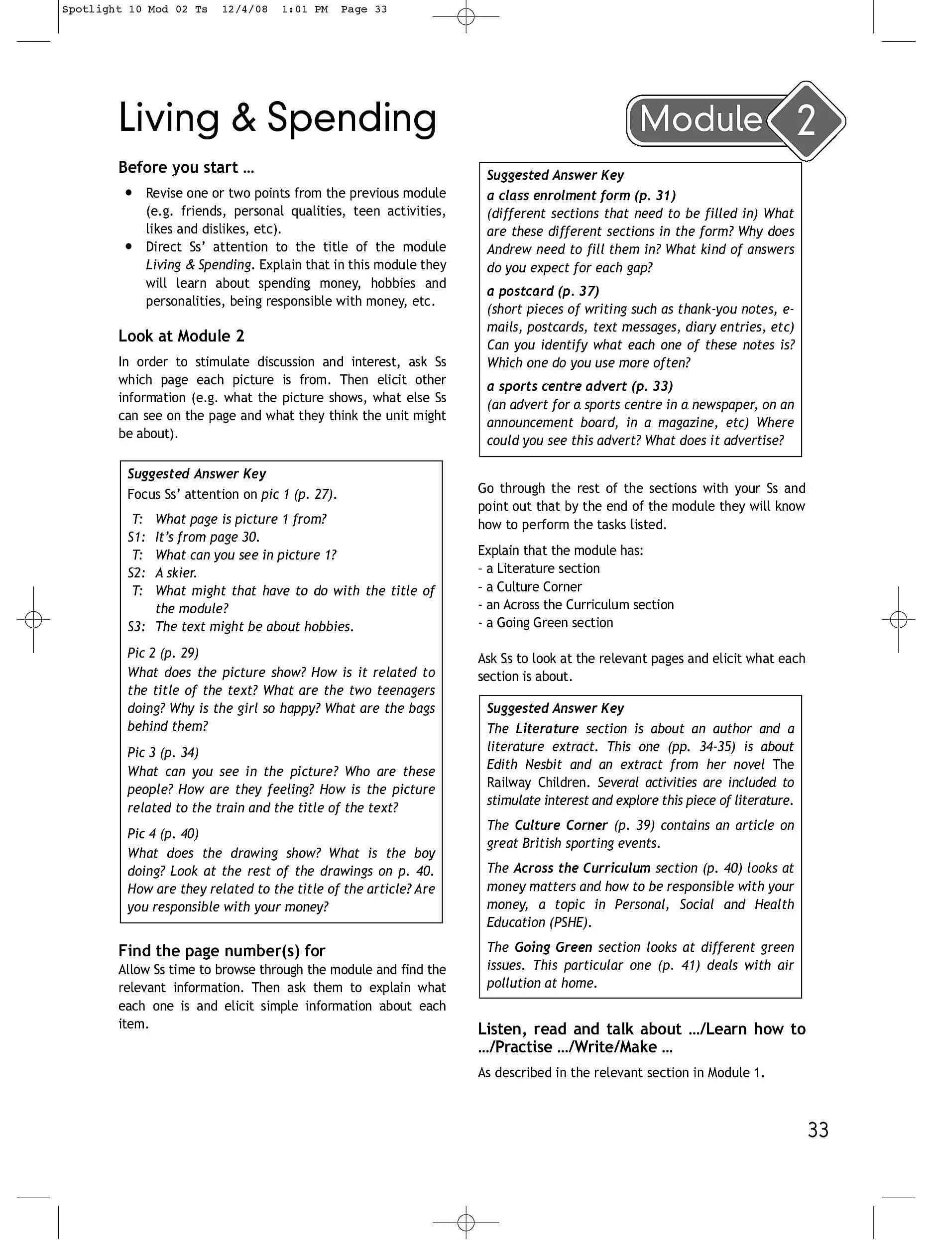 Spotlight 10 module 2 – Telegraph