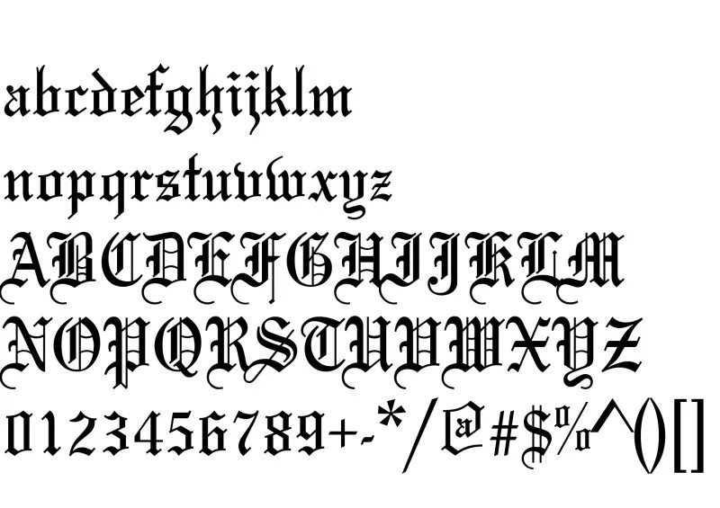 Поменять шрифт английский. Готический шрифт old English. Шрифт в английском стиле. Олд Инглиш шрифт. TRUETYPE шрифт.