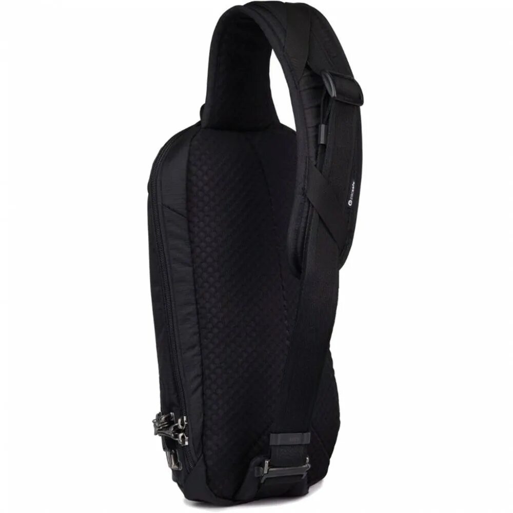 Рюкзак Pacsafe Vibe 325. Pacsafe Vibe 325 Sling. Pacsafe Vibe 325 Sling, черный ECONYL, 10 Л.. Рюкзак Pacsafe Vibe 325 Anti-Theft Sling Pack, текстиль.