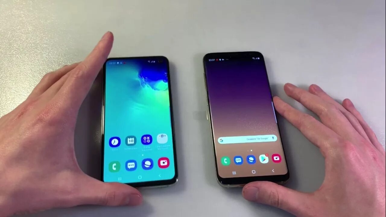 Сравнение самсунг 8. Samsung s10 vs s8. Samsung Galaxy s8 vs s8. Galaxy s8 vs Galaxy s10. S10 vs s10e.