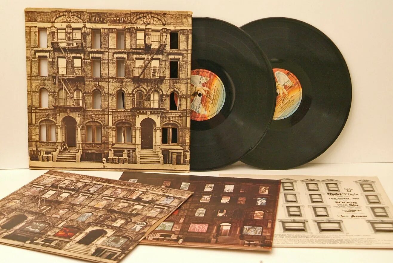 Led zeppelin physical. Лед Зеппелин physical Graffiti. Led Zeppelin - physical Graffiti (1975) LP. Led Zeppelin physical Graffiti 1975 обложка. Led Zeppelin. Physical Graffiti 2 LP.