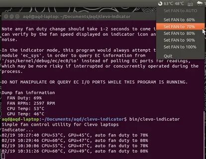 Control linux