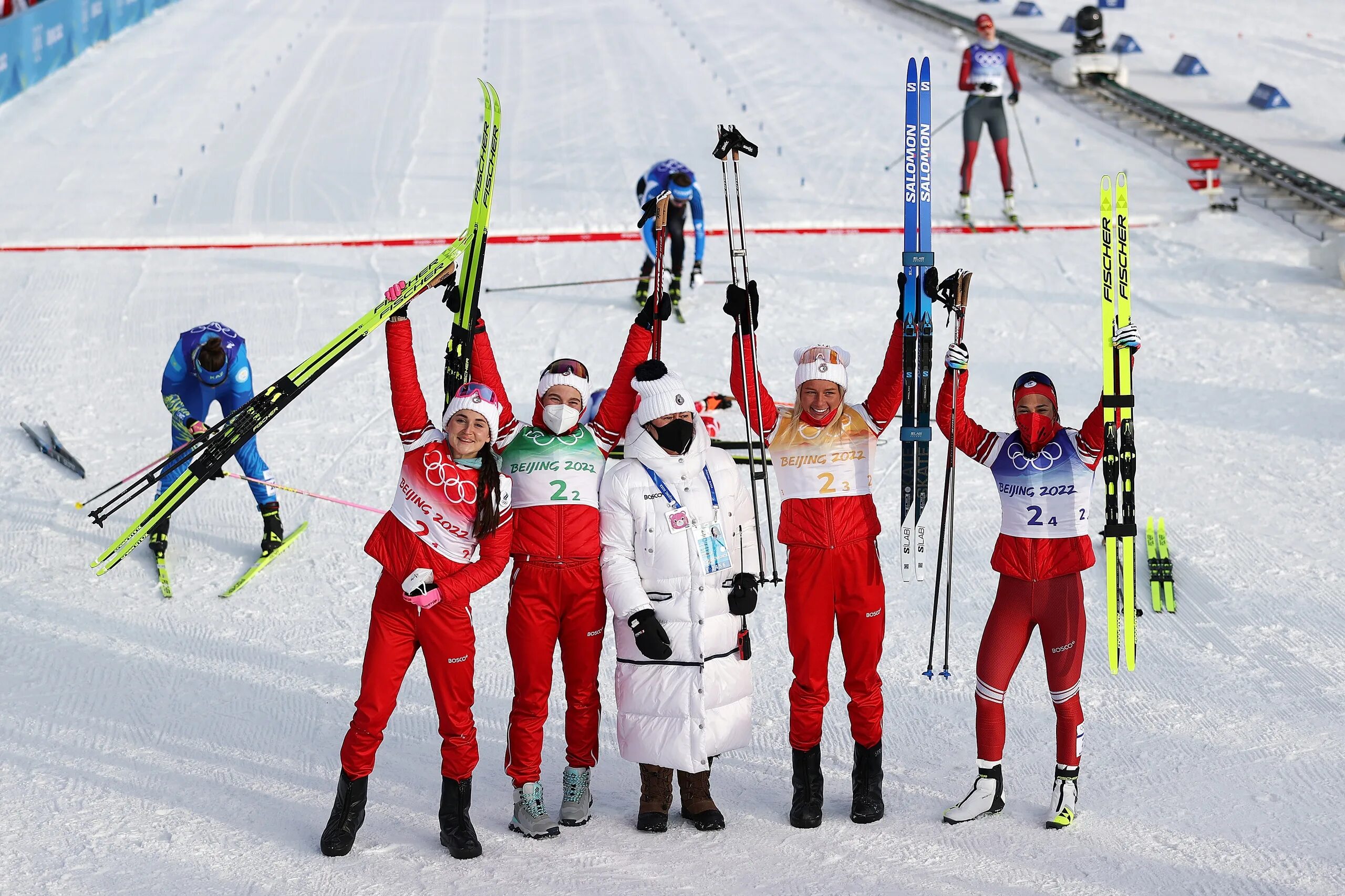 Лыжницы России на Олимпиаде 2022.