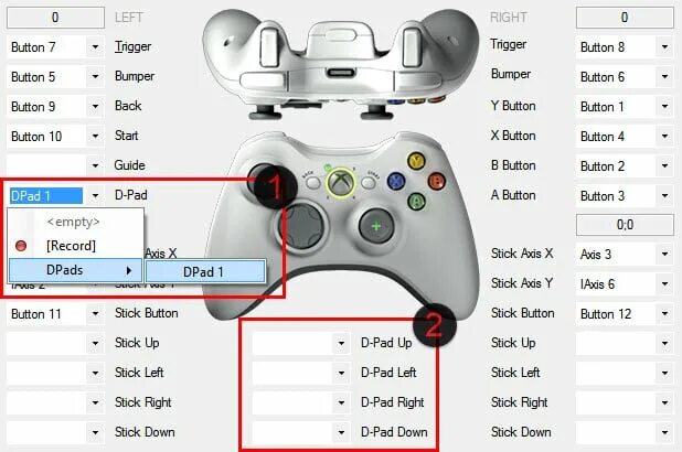 Настроить джойстик xbox. Кнопки геймпада Xbox 360. X360ce Dualshock 4. Как настроить джойстик в x360ce. X360ce настройка геймпада.