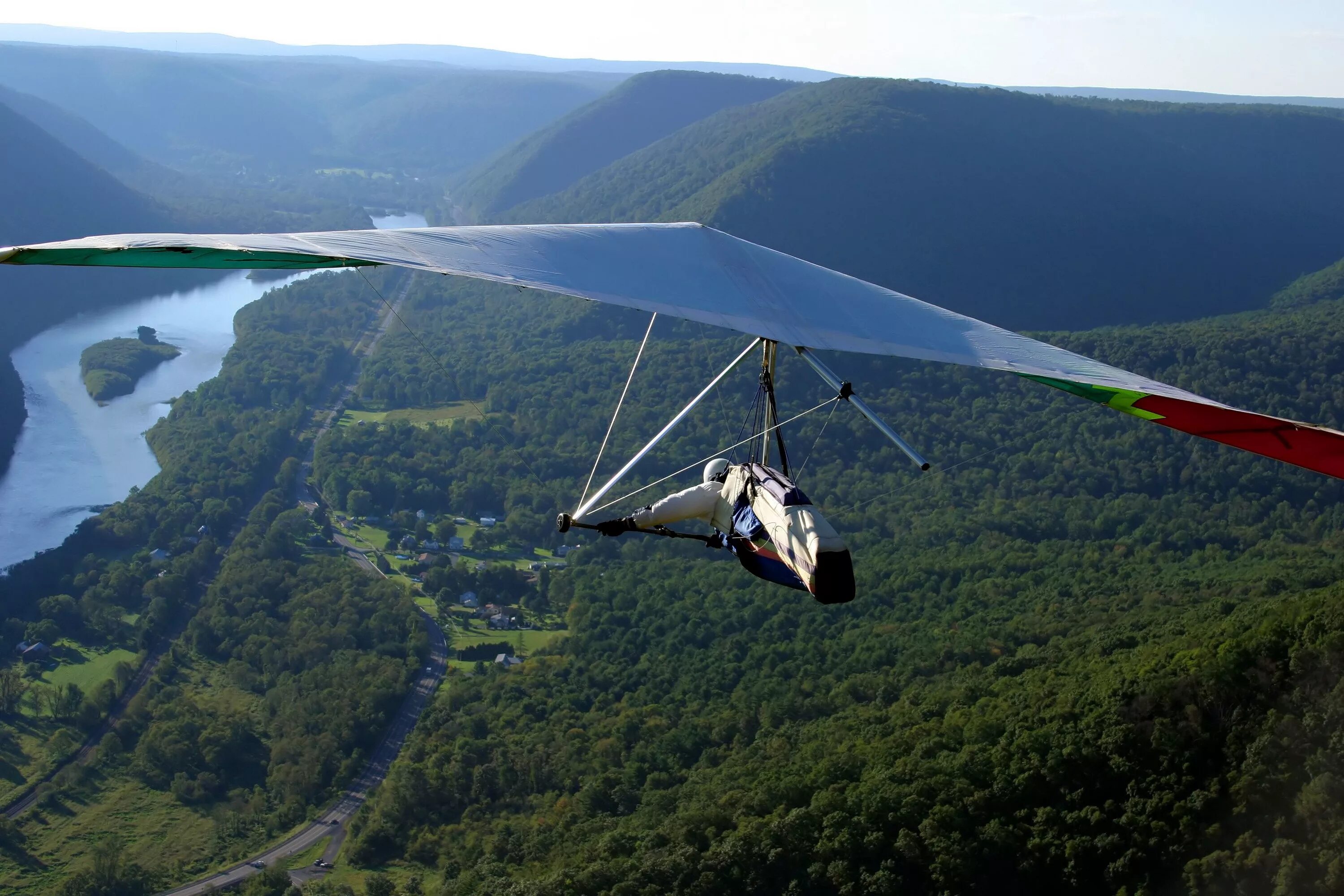 Hang gliding