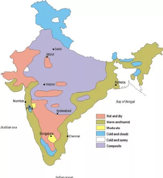 Климат Индии карта. Климатическая карта Индии. Карта климатических зон Индии. Природные зоны Индии карта.