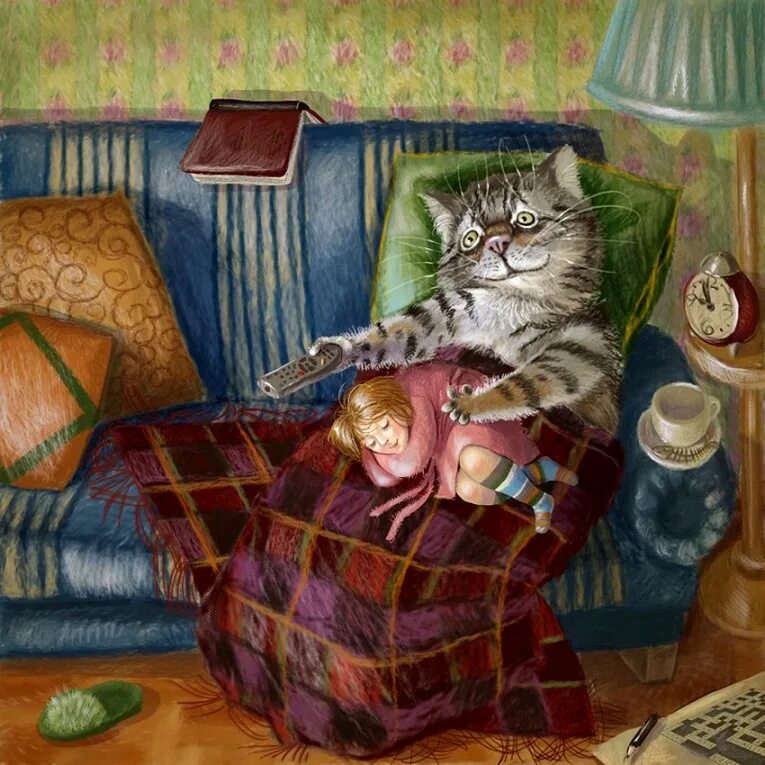 Дом счастливых кошек. Коты Марины Пузыренко.