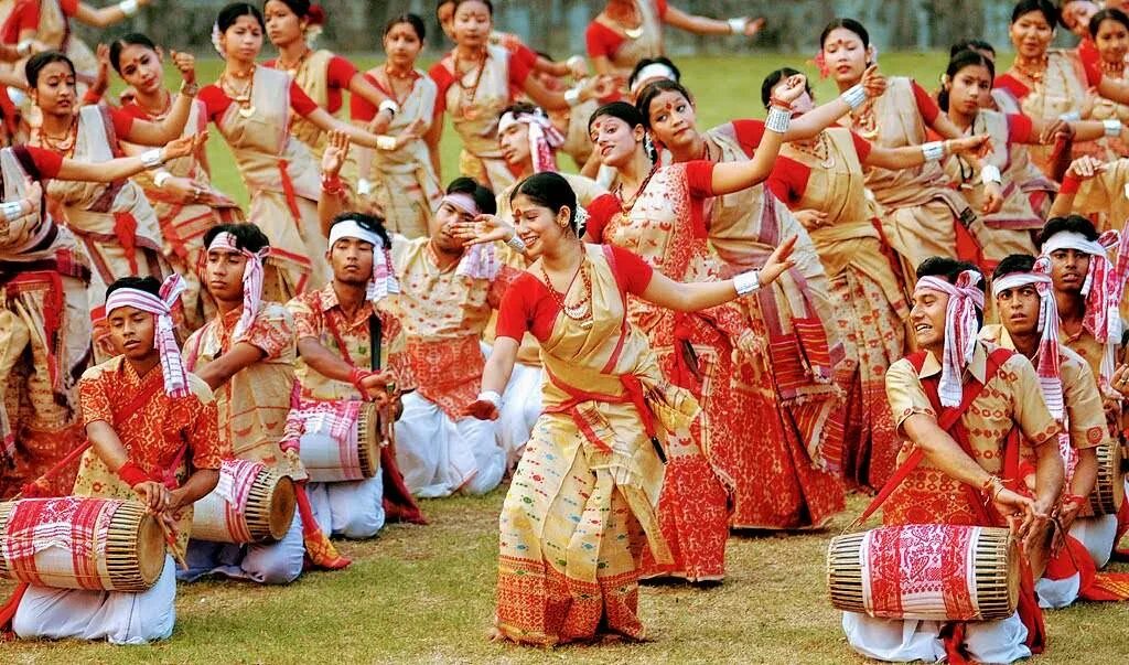 Rongali Bihu.. Древние обычаи в Индии. Бохаг Биху. Культура Индии.