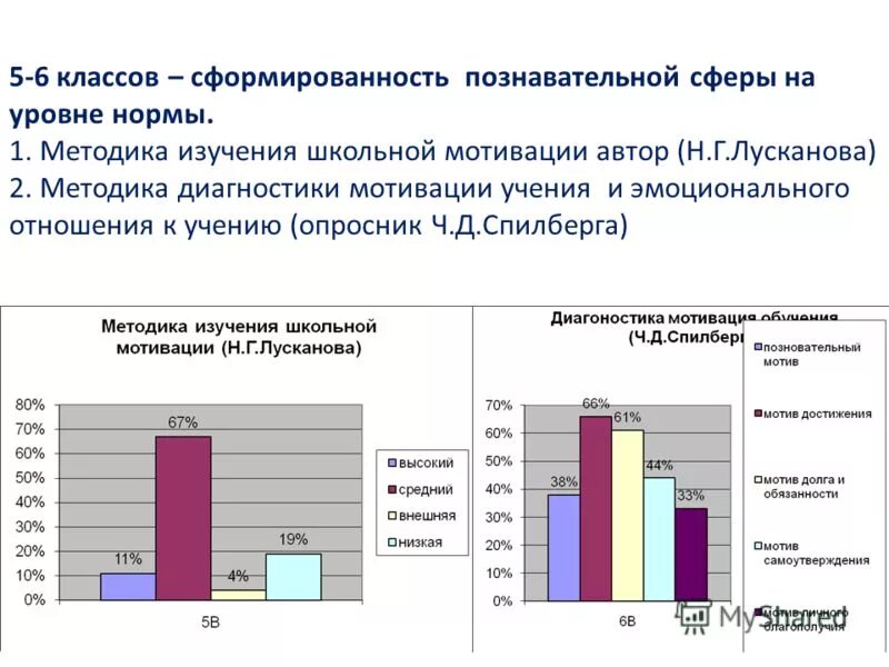 Методика диагностики мотивации школьников