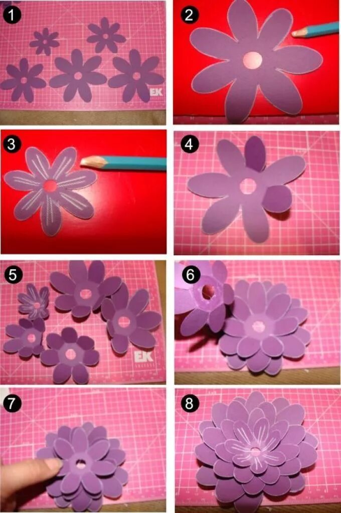 Сделать цветок из бумаги своими руками легко. Цветы из бумаги. Объемные цветы. Свети из бумаги. Цветок из бумаги простой.