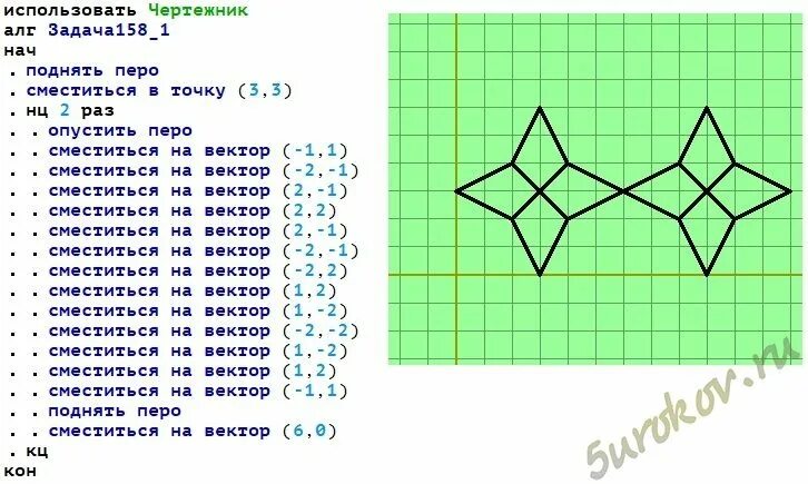 Повторить 10 раз 7. Кумир чертежник ромб. Алгоритм для чертежника в кумире. Рисунки в программе кумир чертежник. Исполнитель чертежник кумир.