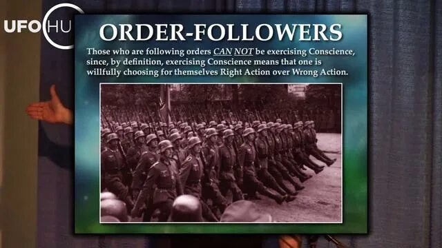 Follower order. They follow the orders.