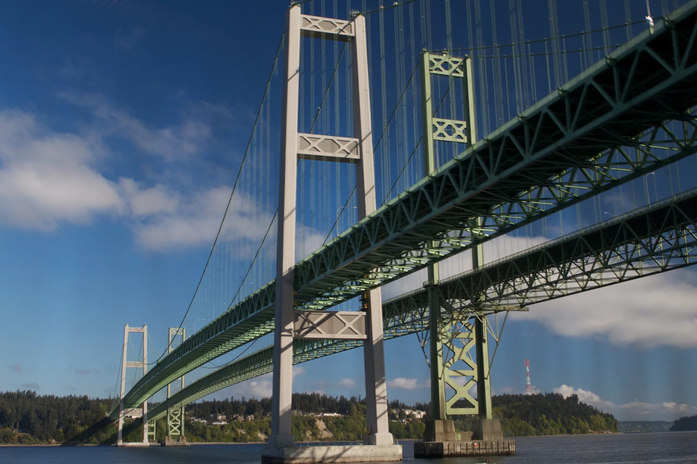 В сша через мост. Мост Такома-Нэрроуз. США, мост Такома. Мост Такома Нэрроуз 1940. Такомский мост резонанс.