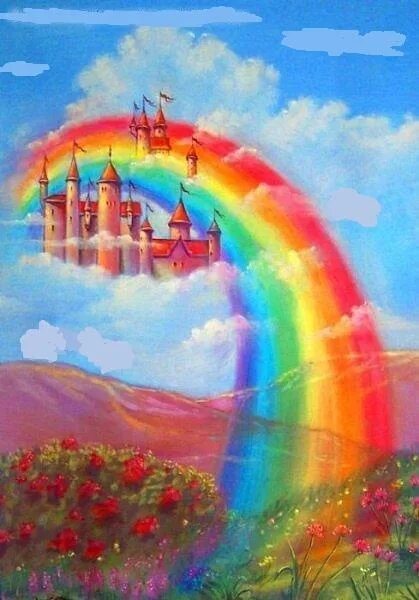 Мой мир цветной. Мой разноцветный мир. Яркие краски. Радуга красок. Мир ярких красок.