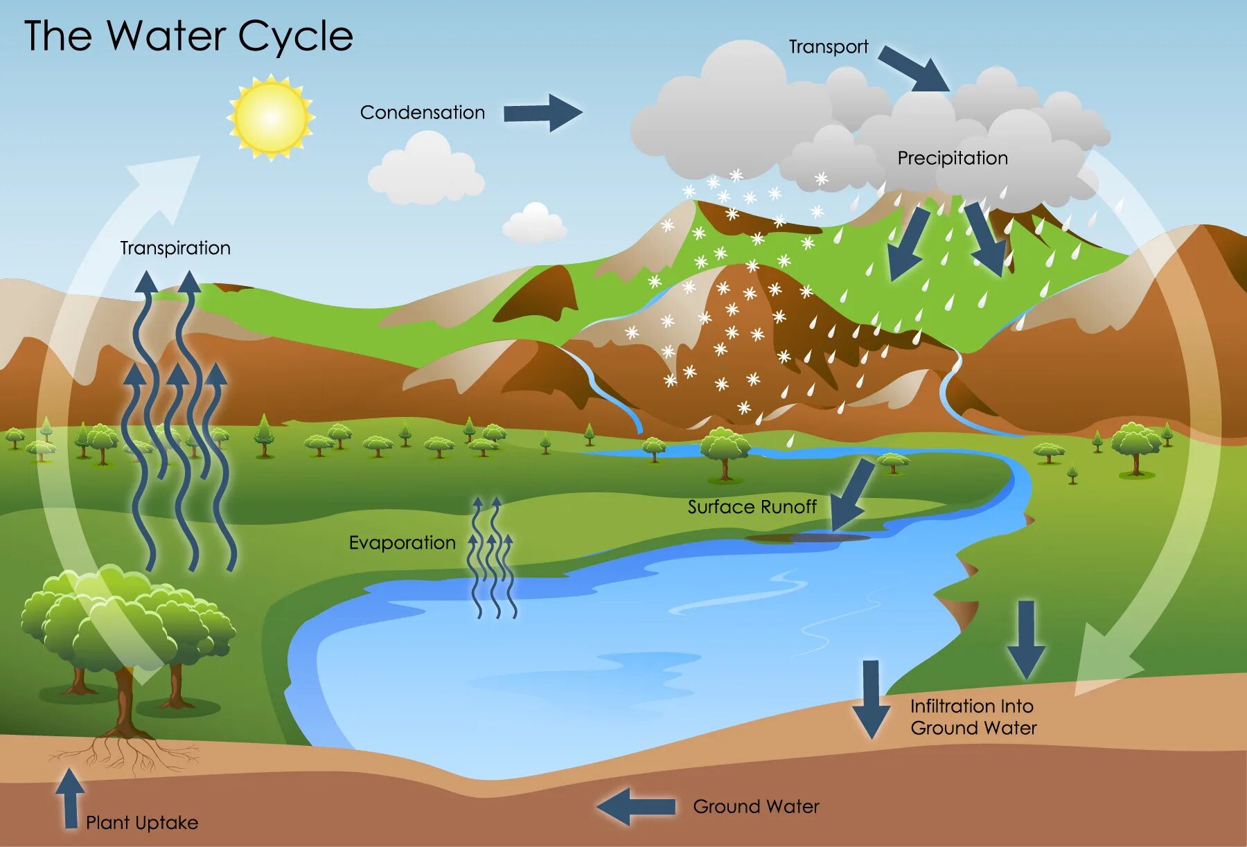 Круговорот реки. Круговорот воды в природе. Круговорот круговорот воды в природе. Вода в природе круговорот воды в природе. Гидрологический цикл круговорота воды.
