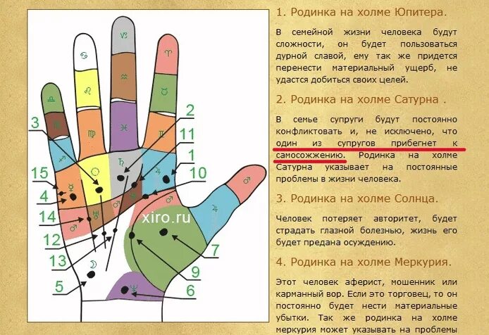 Хиромантия значение браслетов. Родинка на ладони левой руки. Что означает родинка на левой ладони.