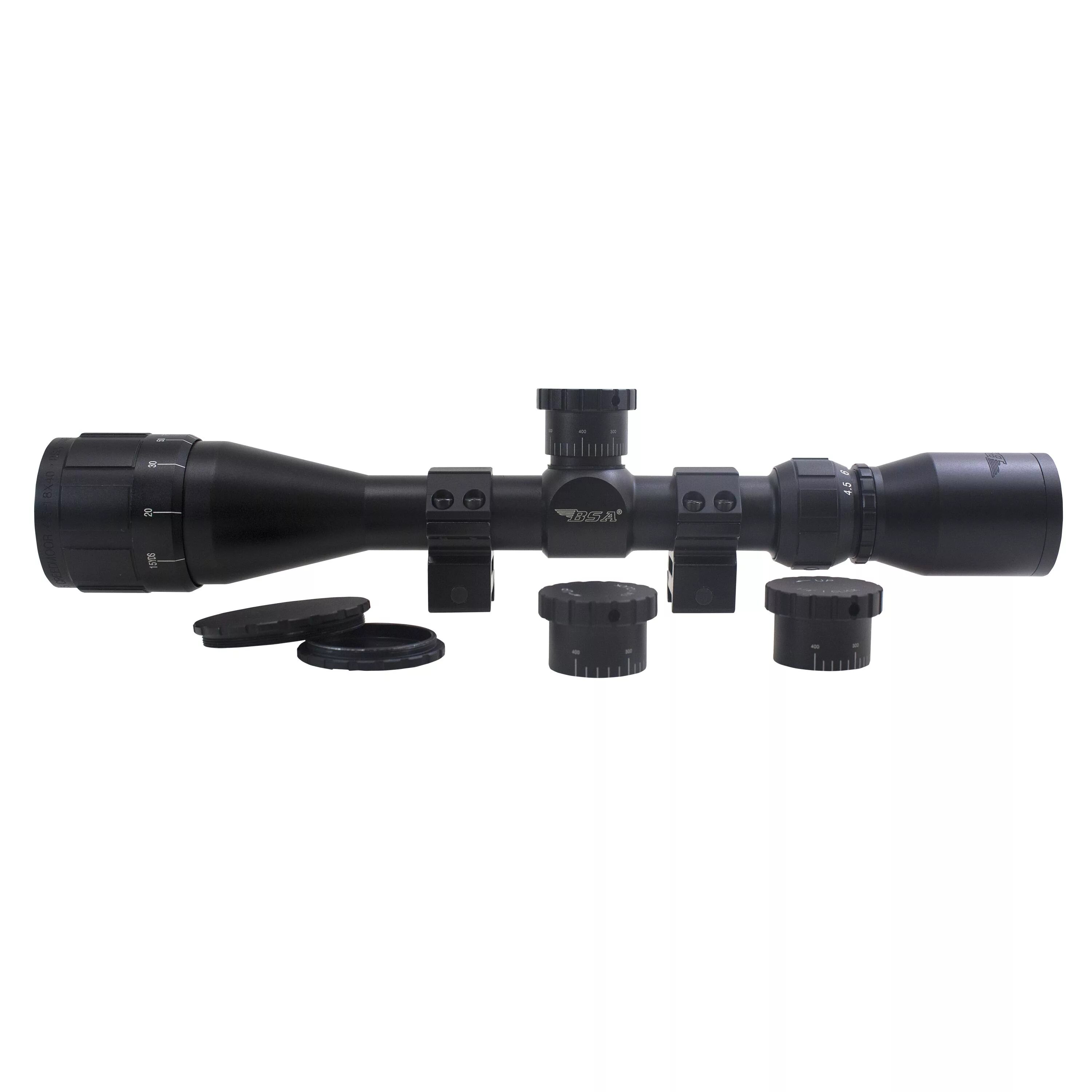 Has scope. "BSA 3-9x40" регулировки up right. BSA прицел HM 39 50. Прицел BSA tmg1. БСА Оптикс.