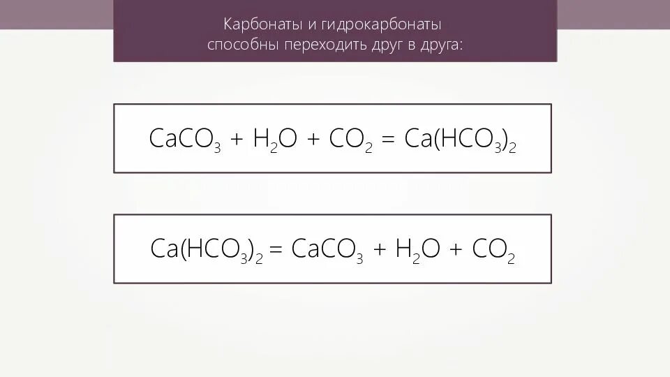 Карбонат кальция и углерод реакция