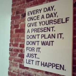 Give yourself
