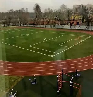 Открытие школьного стадиона