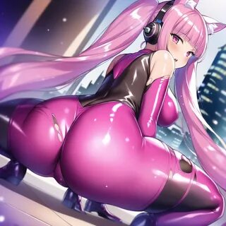 ass, ass focus, back view, big ass, bodysuit, female, female only, goddess ...