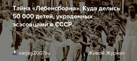 Без срока давности лебенсборн