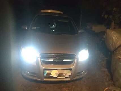 Передние лампочки на шевроле авео