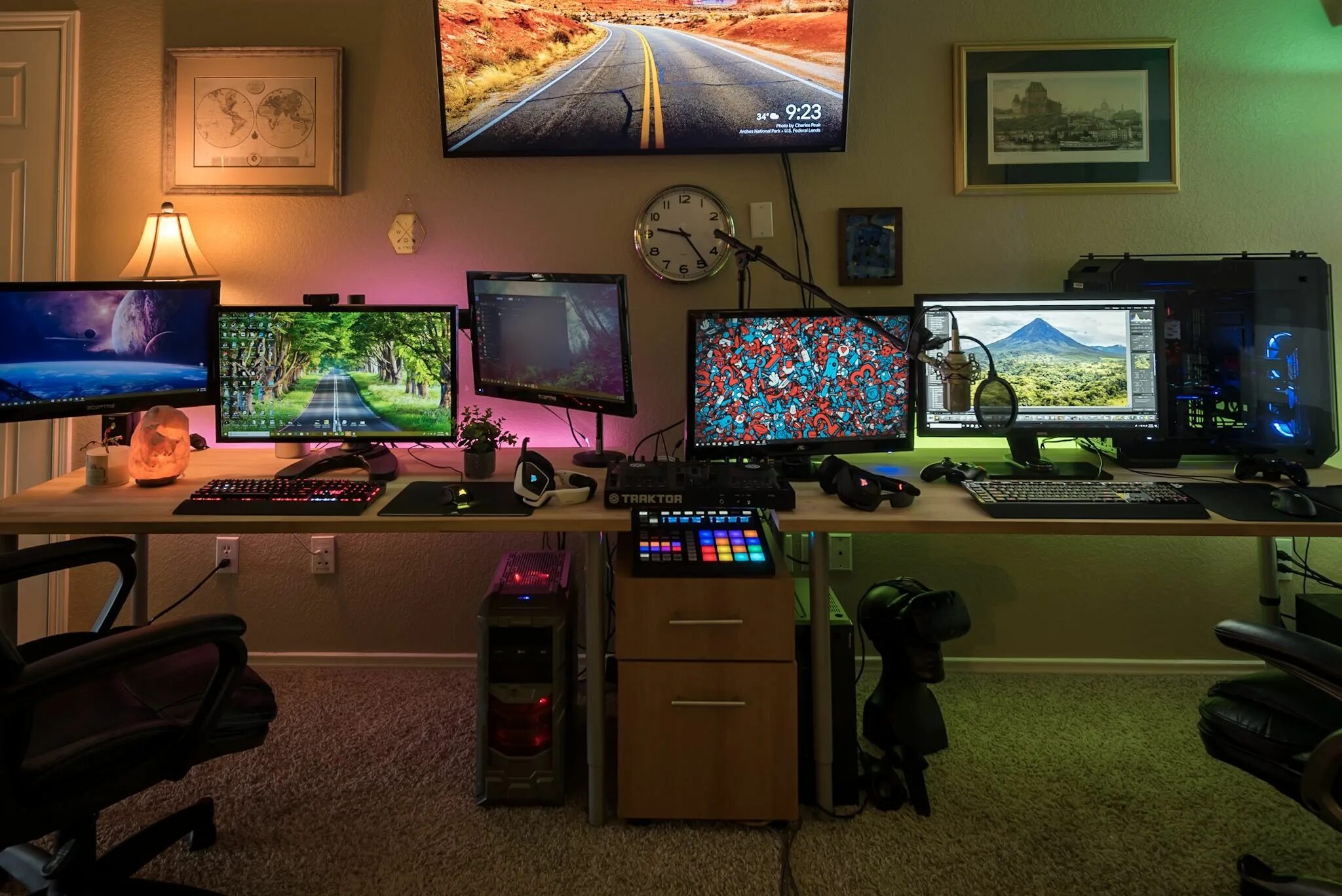 Archive gaming. Игровая комната компьютерная. Красивые компьютерные комнаты. Игровая комната геймера. Игровая комната геймерская.