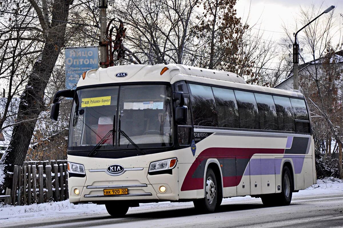 Сайт барнаула автобусов. Kia Granbird Parkway. Автобус Шипуново Барнаул. Барнаул автовокзал автобусы. Автобус Рубцовск.