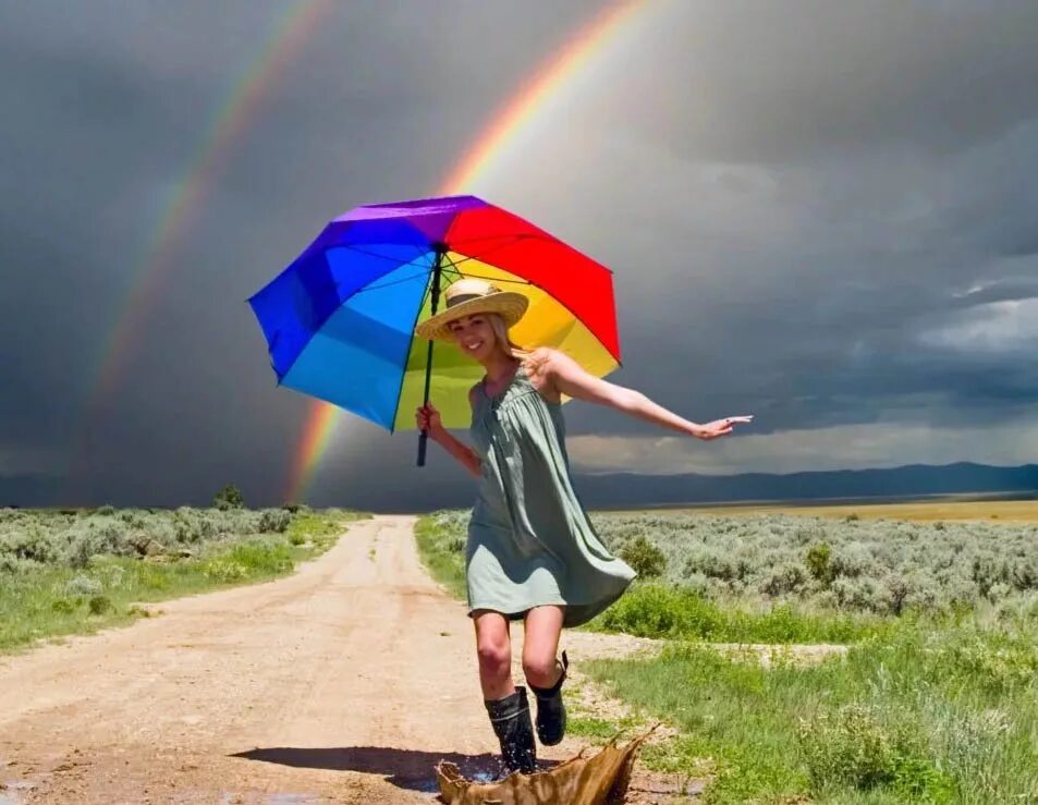 Увидеть получиться. Дождь для радуги. Радость жизни. Радуга жизни. Радужный зонт дождь.